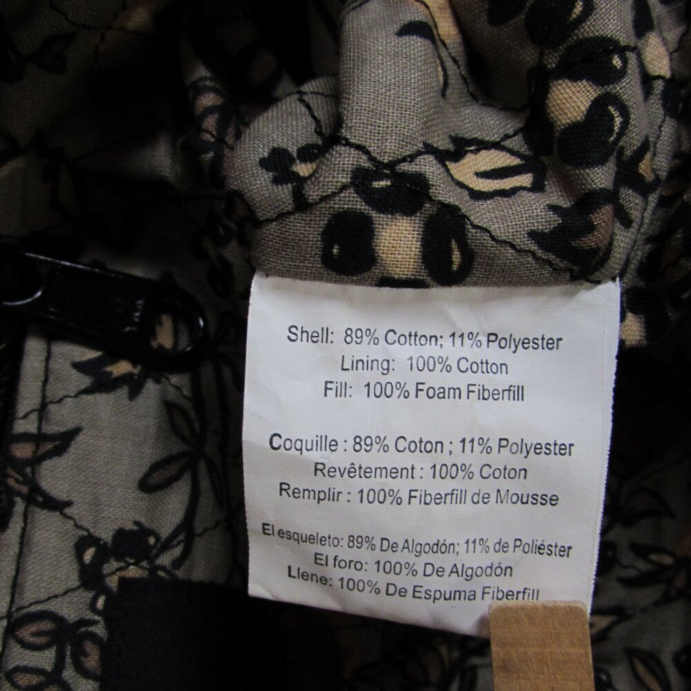 Donna Sharp Quilted Patchwork Purse - Browns - Ex… - image 12